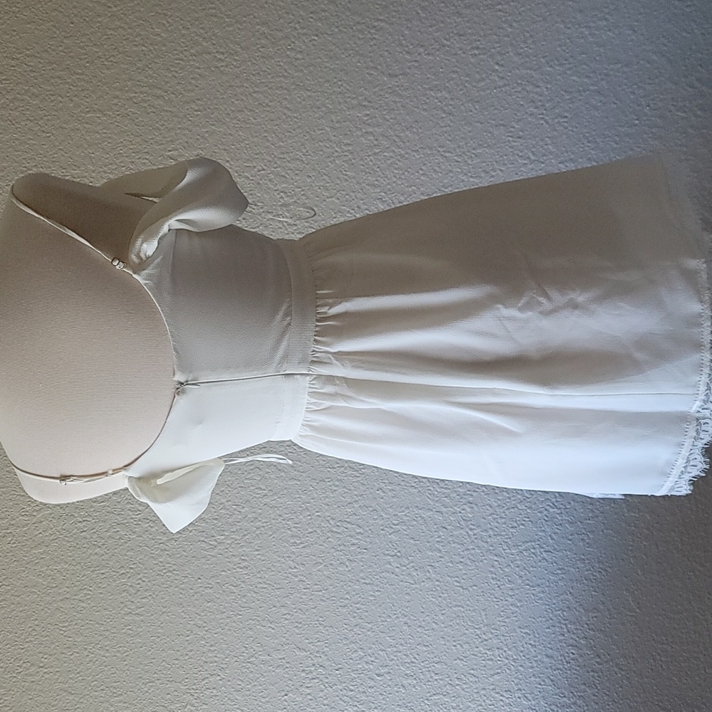 WAYF Cream/White Dress NWT - Picture 4 of 10